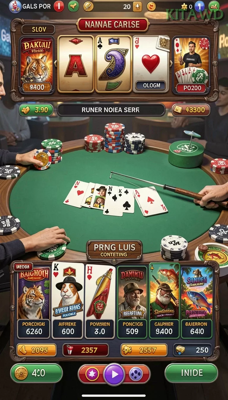 Cuplikan layar VIP805 — menu navigasi