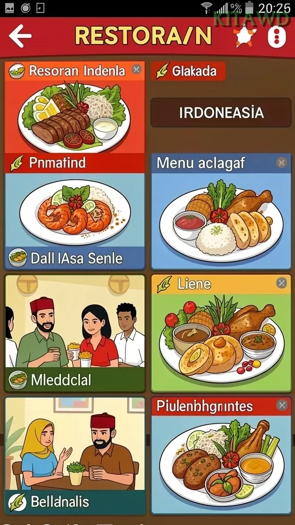 Cuplikan layar KM777 — aktivitas